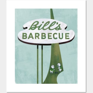 Bill's Barbecue Posters and Art